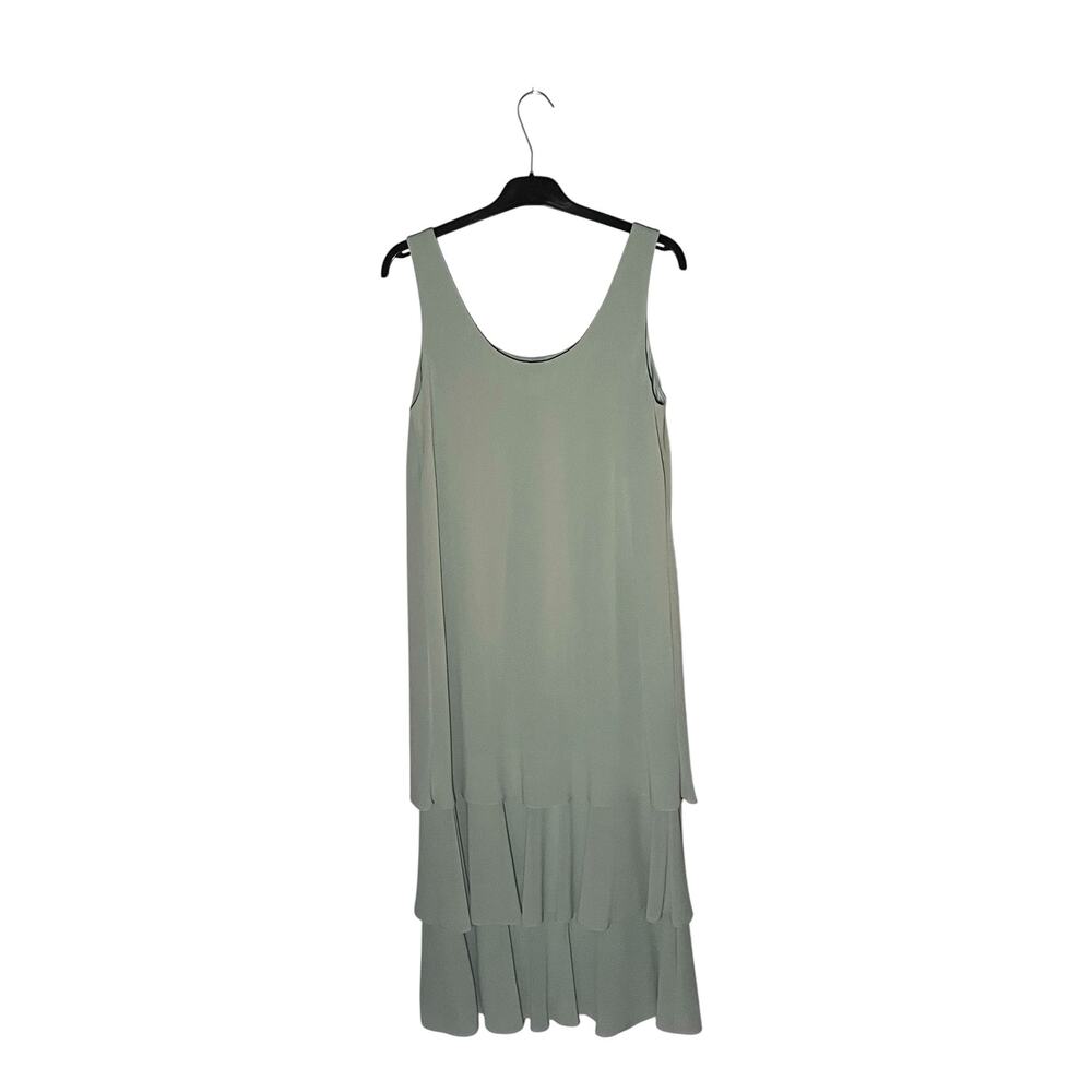 Women's Sea Foam Green Tired Evening Dress and Wrap Set Cattiva New York - Picture 3 of 9